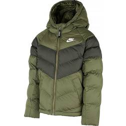 Nike Older Kid's Sportswear Synthetic-Fill Hooded Jacket - Cargo Khaki/Khaki/Ale Brown (DX1264-326)