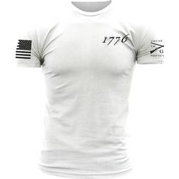 Grunt Style Men's 1776 Flag T-shirt - White