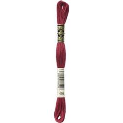 DMC 6-strand embroidery cotton 8.7yd-dark christmas red 12 pack