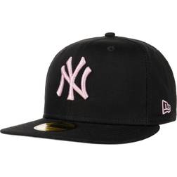 New Era 59fifty fitted cap york yankees schwarz rosa