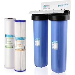 APEC Water Systems Whole House 2-Stage with Sediment and Carbon Filters CB2-SED-CAB20-BB