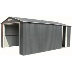 vidaXL DuraMax Imperial 12' 20' Metal Garage (Building Area )