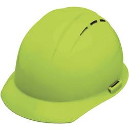 Americana Erb Safety 19450 4000181483 Style Hard Hat Cap Yellow & Green