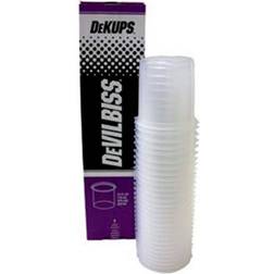 DeVilbiss DPC601 DeKups Diposable Cup and Lid, White