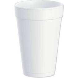 Dart Foam Drink Cups, 16-oz. White, 40 25ct Bags/Carton DCC16J16