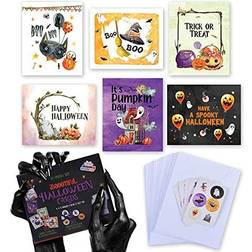 90 pieces halloween cards assortment 4 x 5 inches halloween greeting cards