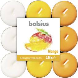 Bolsius Duftteelichte Mango 18er Pack Duftkerzen