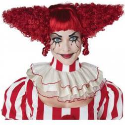 California Costumes Killerclown-Perücke für Damen Halloween-Perücke rot