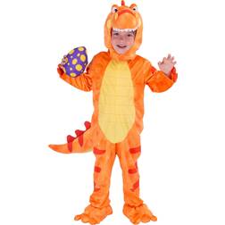 Spooktacular Creations Halloween Child Orange T-Rex Costume-S