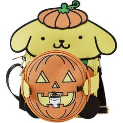Hello Kitty Sanrio Halloween Pompompurin Pumpkin Crossbuddies Purse black