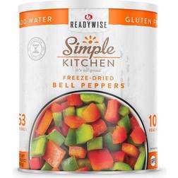 ReadyWise Simple Kitchen Dehydrated Red & Green Bell Peppers