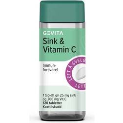 Gevita Sink & Vitamin C tabletter