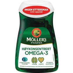 Mollers Pharma Høykonsentrert Omega-3, 80