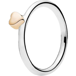 Pandora Puzzle Heart Ring - Silver/Gold