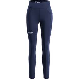 Swix Pace High Waist Tights Dame Dark Navy