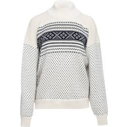 Dale of Norway Women’s Valloy Wool Sweater - Off White/Black
