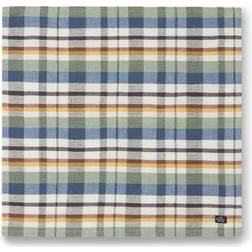 Lexington Multi Checked Cotton/linen Tøyserviett Blå (50x50cm)