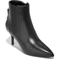 Cole Haan Women's Go-To Park Pointed-Toe Dress Booties Black Leather Black Leather