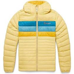 Cotopaxi Women's Fuego Hooded Down Jacket - Wheat Stripes