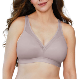 Catherines Women's Simply Cool Wireless Bra - Light Pink