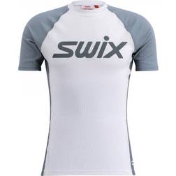 Swix RaceX Bodywear T-skjorte Herre Bright White/Dark Fog
