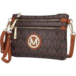MKF Collection Geneve M Signature Crossbody Bag - Brown