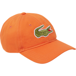 Lacoste Contrast Strap And Oversized Crocodile Cap Unisex - Orange