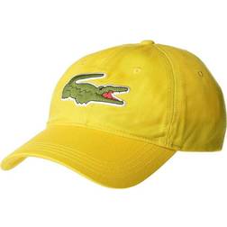 Lacoste Contrast Strap And Oversized Crocodile Cap Unisex - Cornmeal Yellow