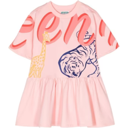 Kenzo Multi-Iconics Print Dress - Pink