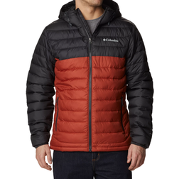 Columbia Men’s Powder Lite Hooded Insulated Jacket - Warp Red/Shark