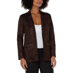 Liverpool Princess Darts Boyfriend Blazer - Brown Geo