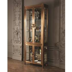 Global Views Apothecary Display Case GOLD Glass Cabinet