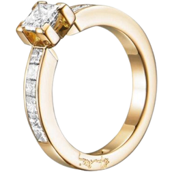 Efva Attling Rock Star Ring - Gold/Diamonds