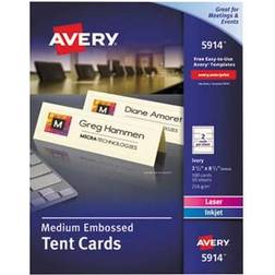 Avery Embossed Tent Cards, 2