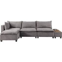 Contemporary Home Living Madison Modular Sofa 131.5" 3 Seater