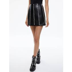 Alice + Olivia Embellished Vegan Mini Skrt