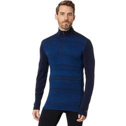 Smartwool Men's Classic Thermal Merino 1/4 Zip Deep Navy Color Shift