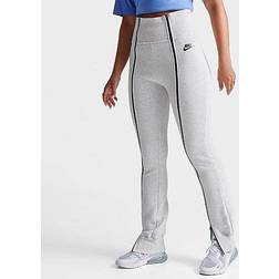 Nike Women's Sportswear Tech Fleece High-Rise Slim Zip Pants Light Grey/Heather/Black