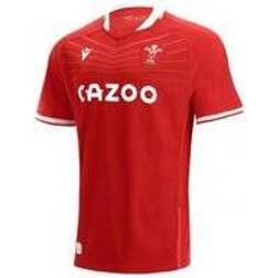 Macron Men's Wales Home Replica Rugby Shirt 2022/23