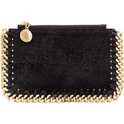 Stella McCartney Falabella Zip Cardholder, Woman, Black Black U