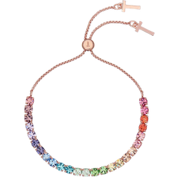 Ted Baker Melrah Icon Slider Bracelet - Rose Gold/Rainbow