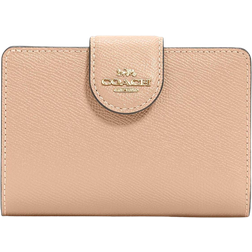 Coach Corner Zip Medium Wallet - Gold/Taupe