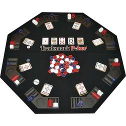 Trademark Poker Foldable Texas Hold 'em Set with Carrying Case