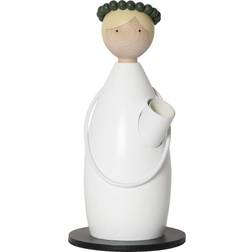 Star Trading Lucia Classic White Julelysestake 12cm