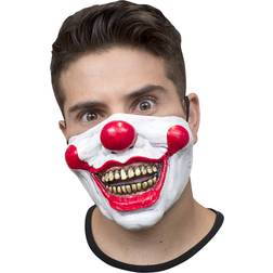 Horror-Shop Unheimliche clown halbmaske aus latex