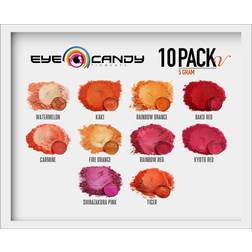 Eye Candy mica powder red orange pigment powder 10-pack set v colorant fo