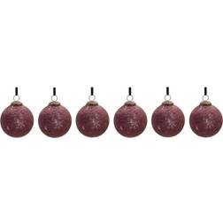 Melrose 6ct Distressed Ball Christmas Tree Ornament