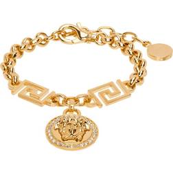 Versace Medusa Bracelet - Gold/Transparent