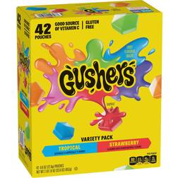 Betty Crocker Gushers Strawberry Splash and Tropical Flavors 33.6oz 42 1