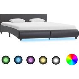 vidaXL Bed Frame with LED 69.5cm Bettrahmen 180x200cm